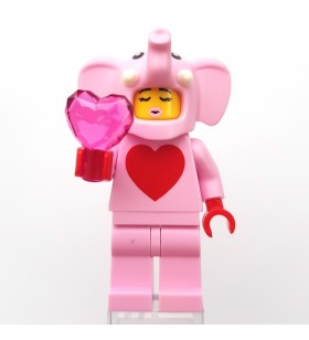 LEGO Sevgililer Günü Pembe Fil Kostümü Kadın BAM